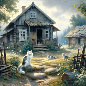 Illustration av katter